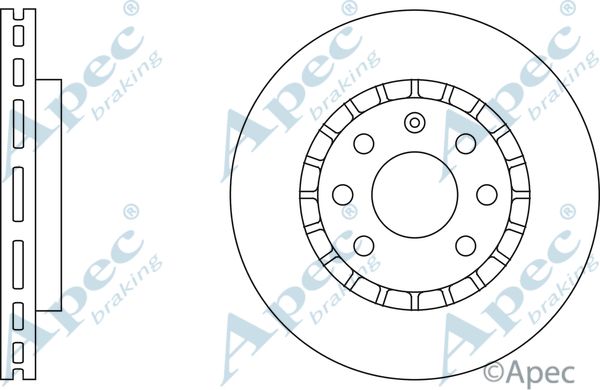 APEC BRAKING Тормозной диск DSK518